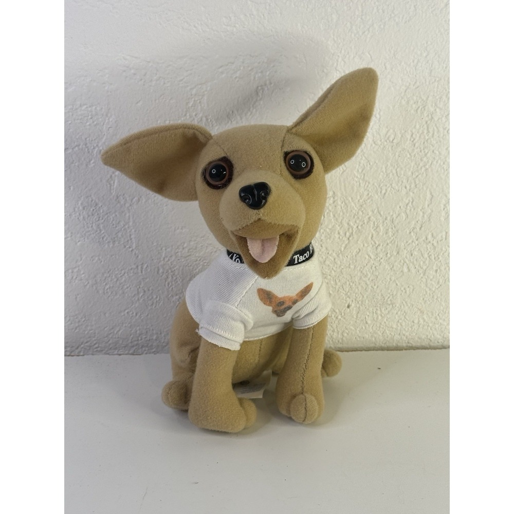 Applause Vintage 90s Yo Quiero Taco Bell Dog T-shirt Plush Talking Dog Works